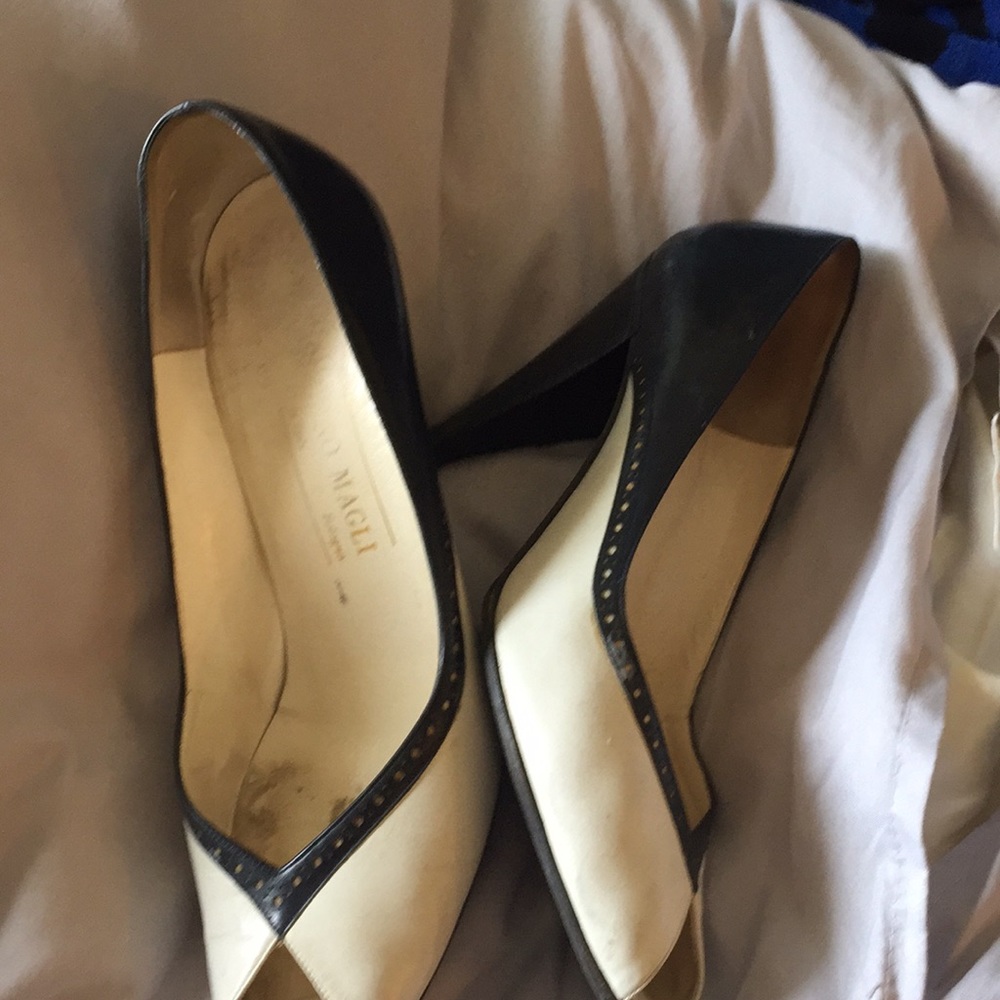 Bruno Magli spectator heels Vintage - Picture 2 of 4